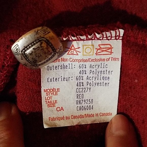 Country Clothing Co. Red & Black Fleece Vest - Picture 8 of 8